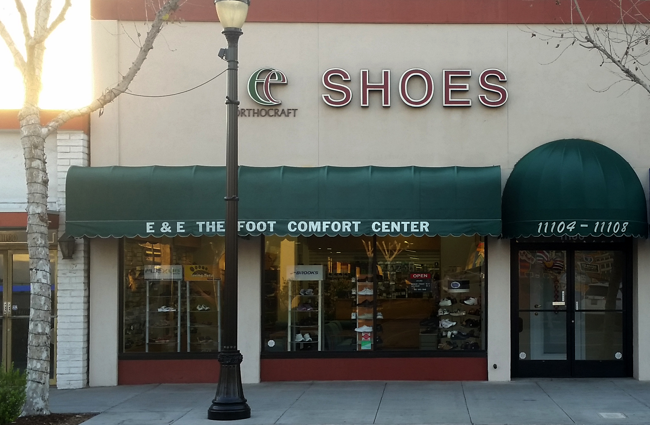 A photograph of the front entryway of the business.